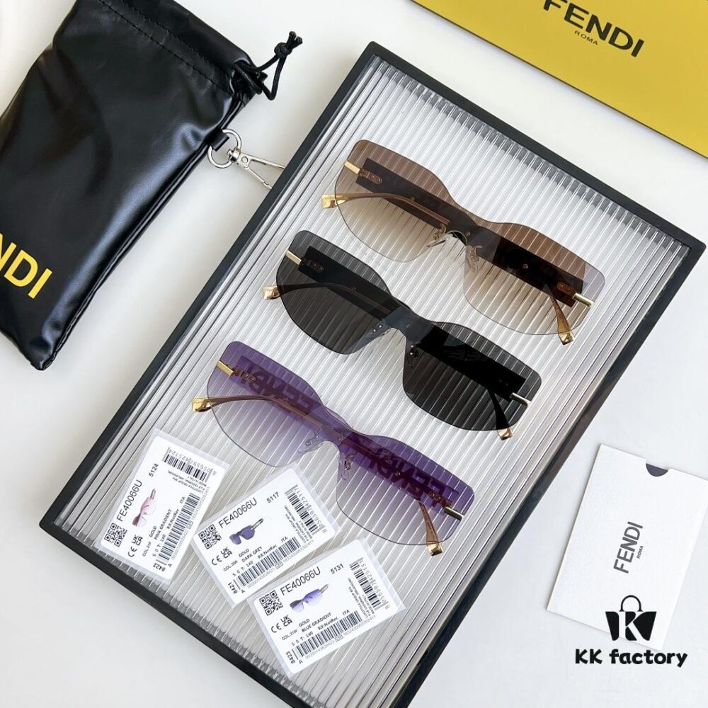 125 Fendi High-End Version Mod: FE40066U Size: 140-0-140 Sunglasses