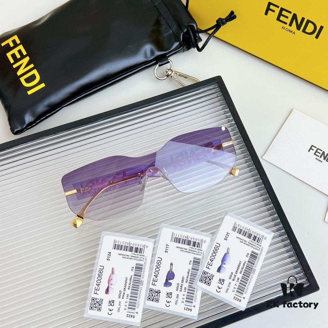 125 Fendi High-End Version Mod: FE40066U Size: 140-0-140 Sunglasses