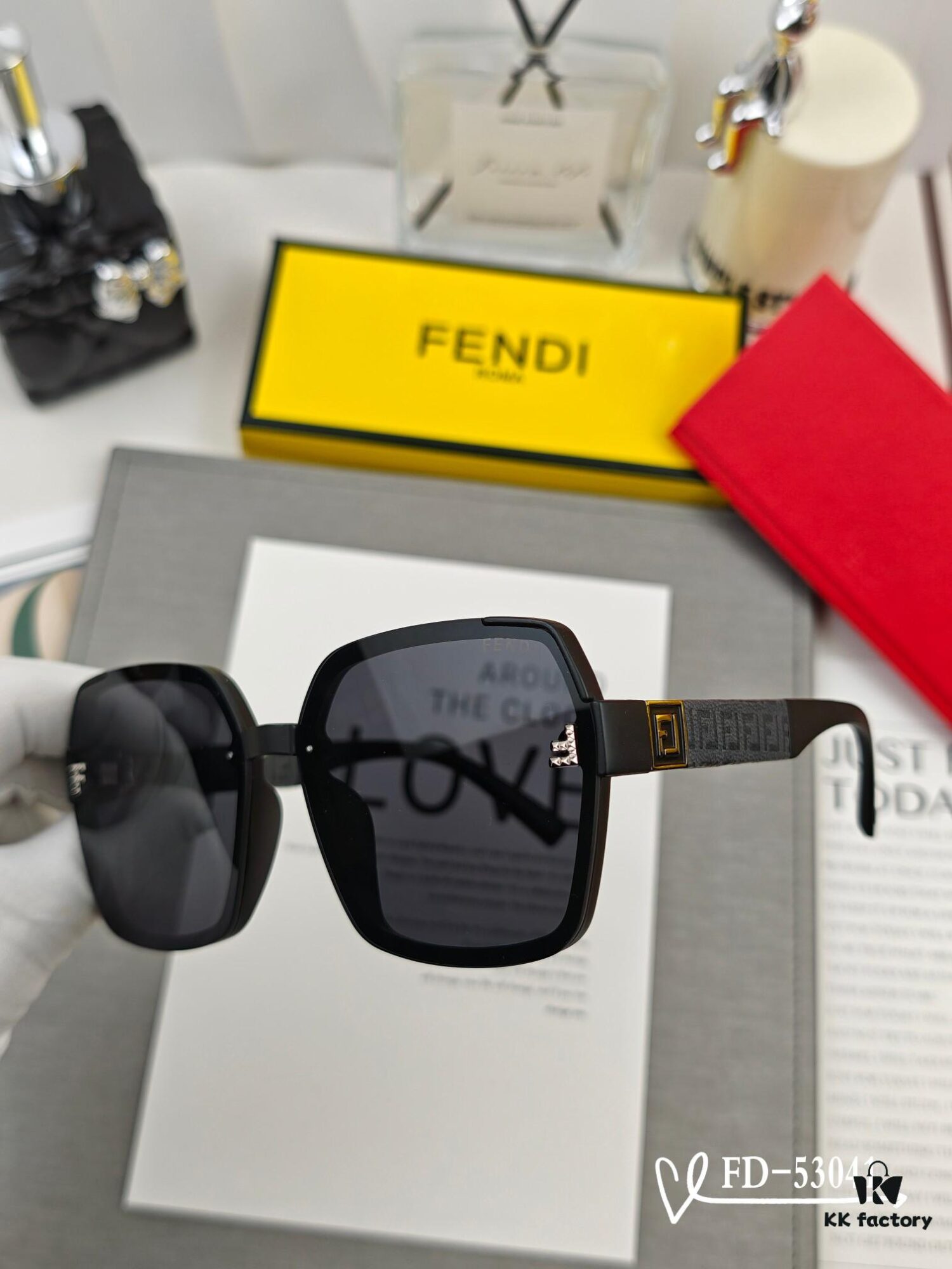6931fcba3a89a121ed54d24e Italian FENDI New Arrival Sunglasses Model 53041 with Polarized Lenses, Lightweight TR90 Frame for Comfortable Wear