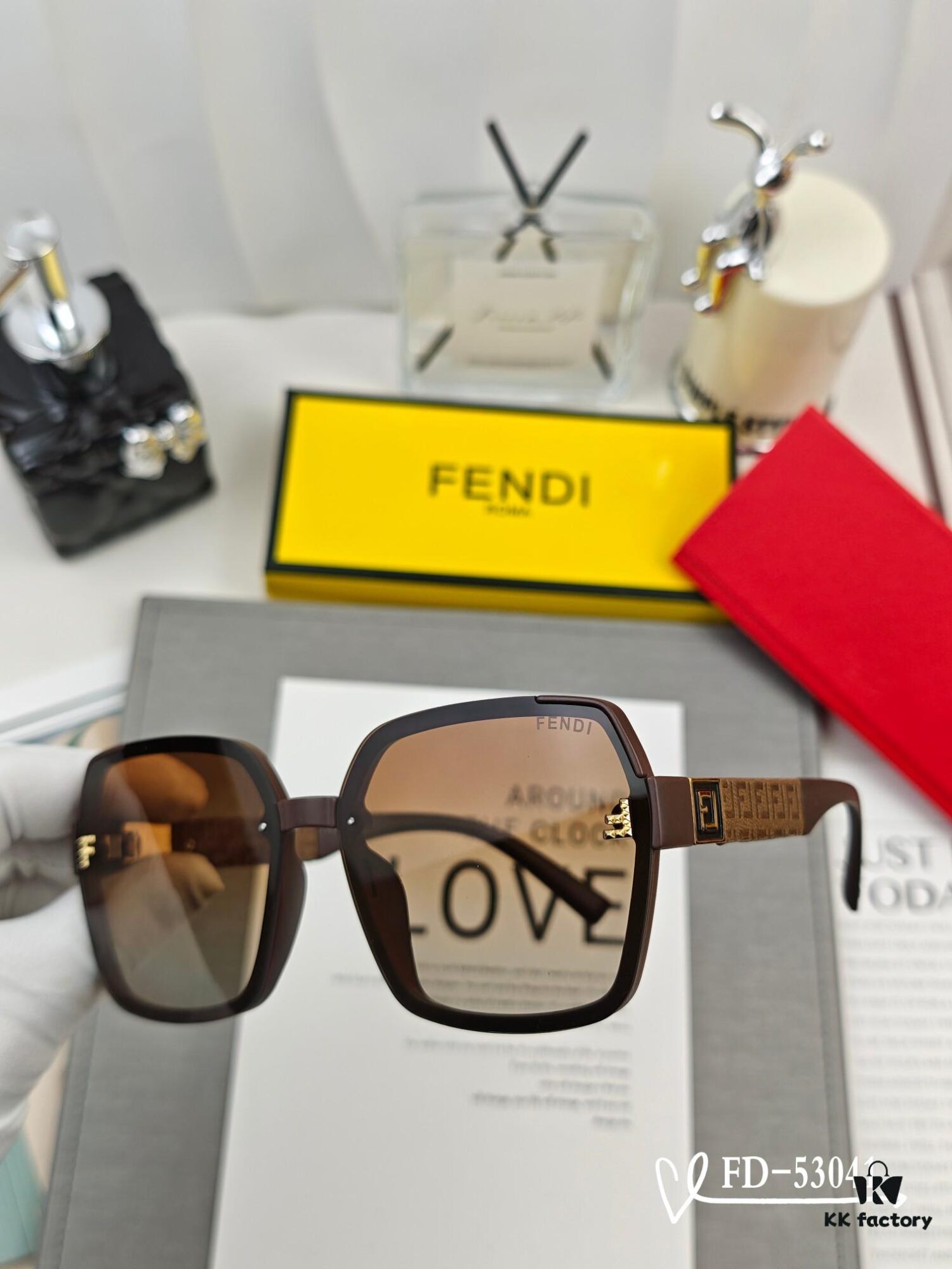 6931fcba3a89a121ed54d24f Italian FENDI New Arrival Sunglasses Model 53041 with Polarized Lenses, Lightweight TR90 Frame for Comfortable Wear
