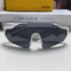 6931fcbc3a89a121ed54d26d Fendi Running Glasses for Cycling and Marathon Sports, Unisex Outdoor Windproof Sunglasses with Oversized Frame