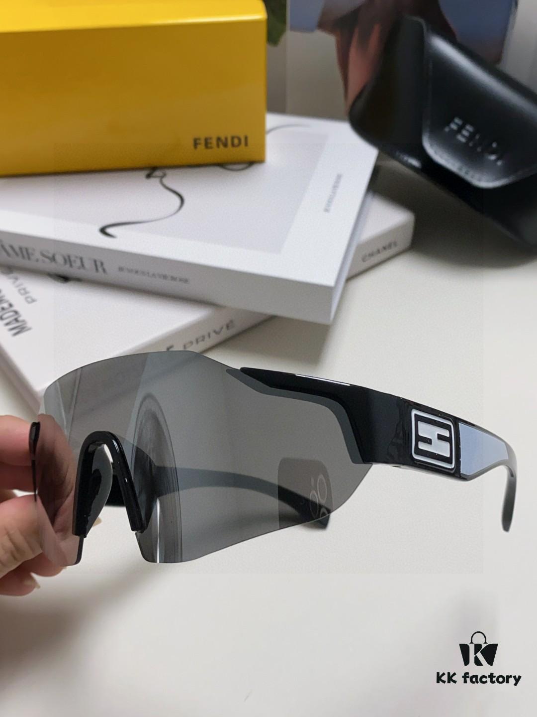6931fcbe3a89a121ed54d280 Fendi Running Glasses for Cycling and Marathon, Unisex Outdoor Windproof Sunglasses, Large Frame Sun Protection Eyewear