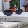 6931fcbe3a89a121ed54d288 Fendi 2024 New Arrival Metal Frameless Oval Sunglasses for Women, Stylish and Unique UV-Protective Unisex Sun Glasses