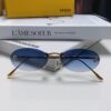 6931fcc03a89a121ed54d2a3 Fendi 2024 New Arrival Metal Frameless Oval Sunglasses for Women, Stylish and Unique Unisex UV-Protective Shades