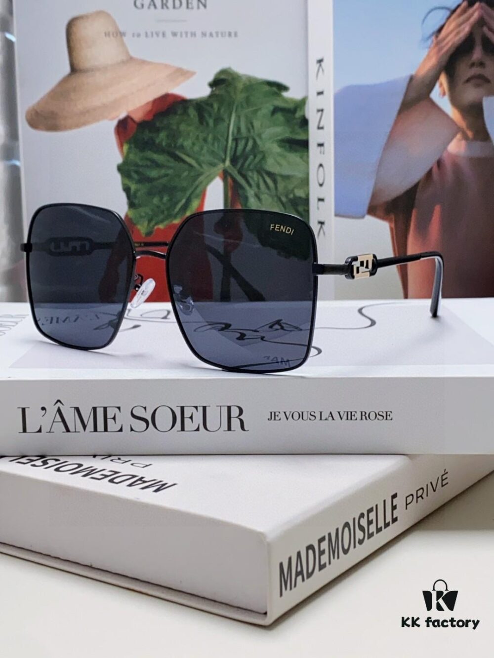 6931fcc13a89a121ed54d2a7 Fendi 2024 New Large Round Oversized Metal Sunglasses for Women, Slimming UV Protection Polarized Sun Glasses