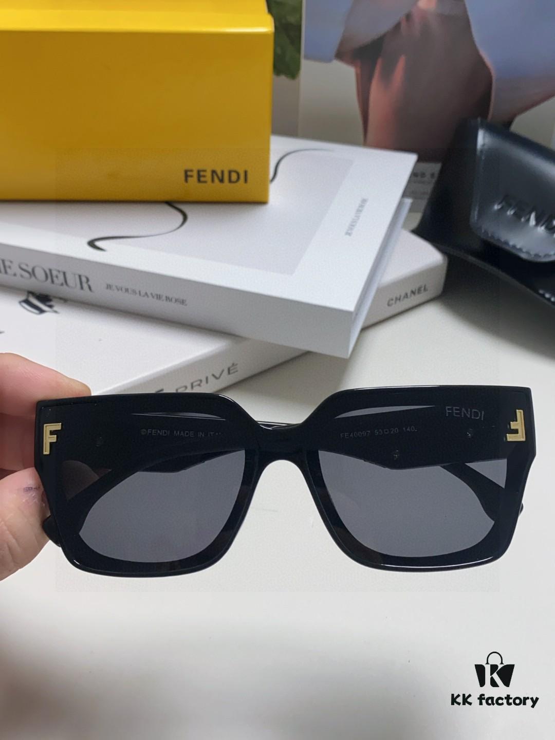 6931fcc33a89a121ed54d2ca FENDI 2024 New Logo Design Minimalist Fashion Women's Sunglasses with Seamless Mirror Lenses