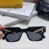 6931fcc33a89a121ed54d2cb FENDI 2024 New Logo Design Minimalist Fashion Women's Sunglasses with Seamless Mirror Lenses