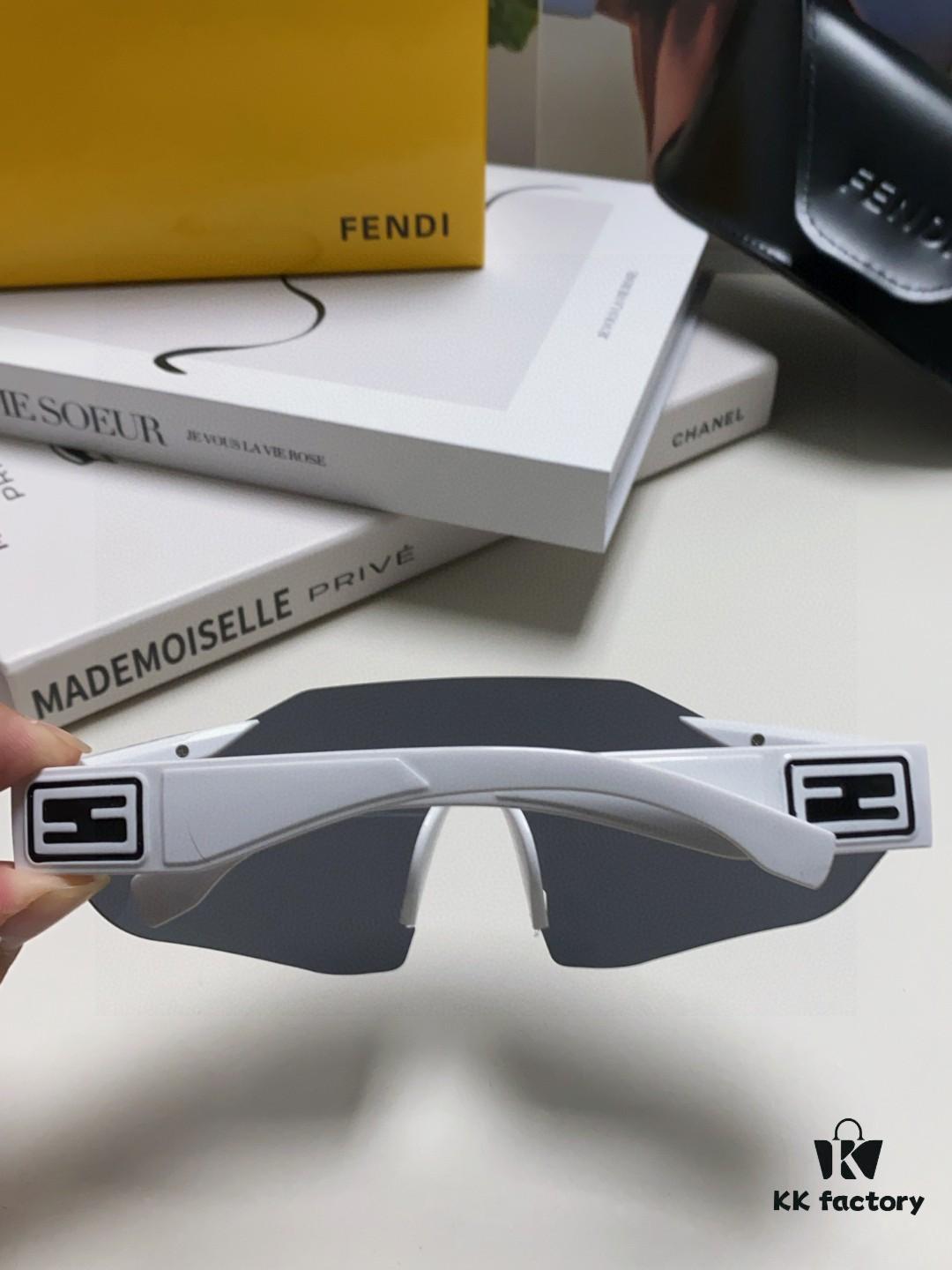 6931fccd3a89a121ed54d336 Fendi Running Glasses for Cycling and Marathon, Unisex Outdoor Windproof Sunglasses, Oversized Frame Sun Protection Eyewear