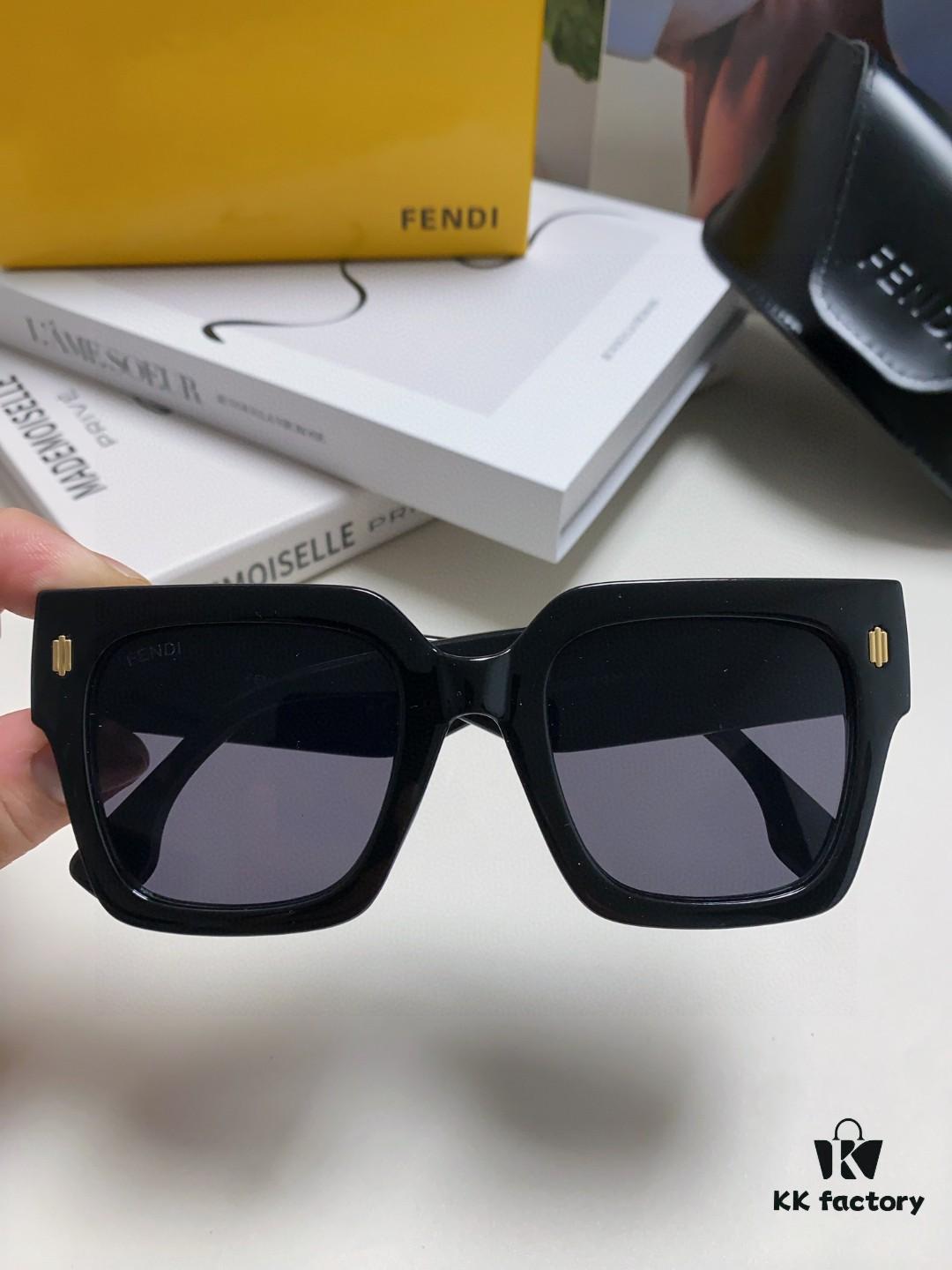 6931fcd43a89a121ed54d396 Fendi 2024 Latest Model Sunglasses, Letter-Logo Round Square UV-Protection Unisex Sunglasses for Men and Women