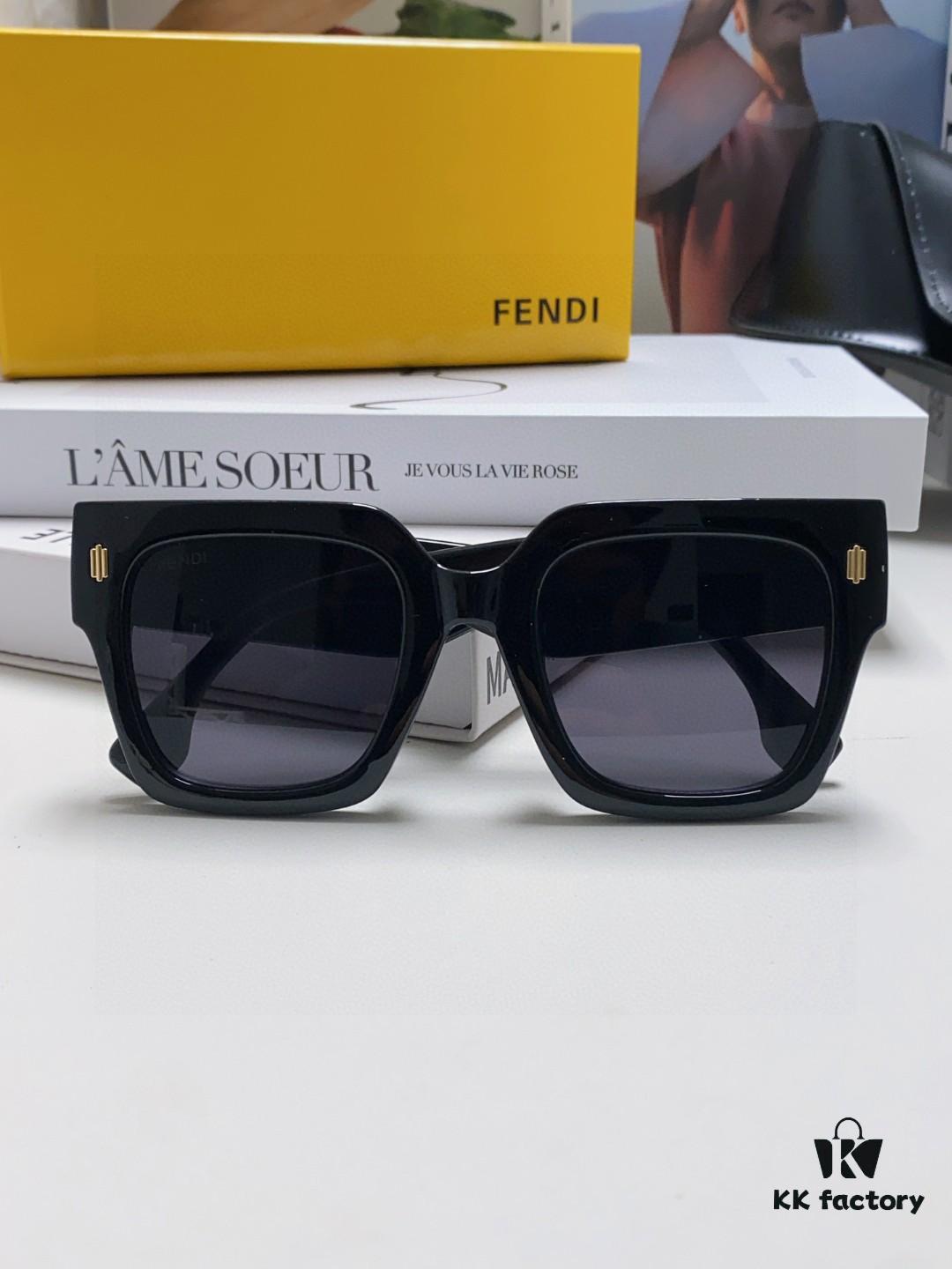 6931fcd43a89a121ed54d399 Fendi 2024 Latest Model Sunglasses, Letter-Logo Round Square UV-Protection Unisex Sunglasses for Men and Women