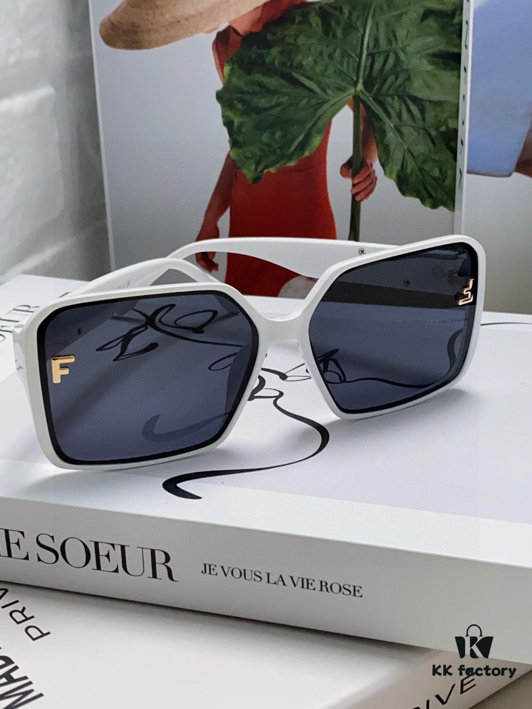6931fcd63a89a121ed54d3b2 Fendi 2024 New Arrival Trendy European-American Style Square Sunglasses for Women, High-End Fashion UV-Protective Sunglasses In Stock