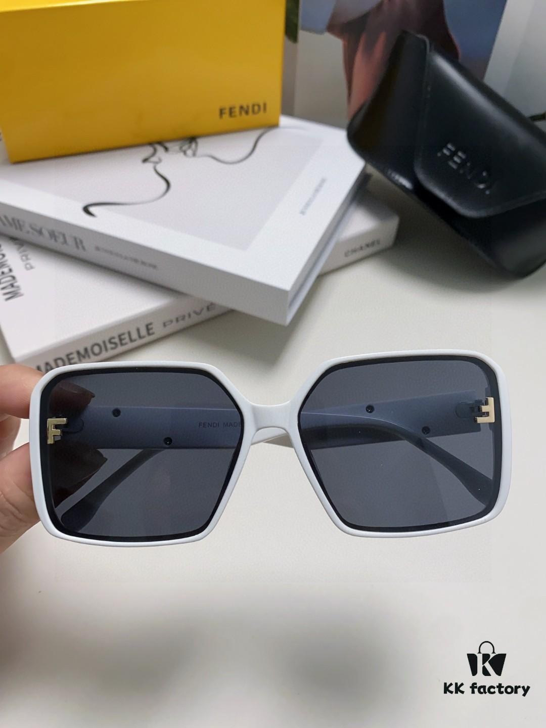 6931fcd63a89a121ed54d3b4 Fendi 2024 New Arrival Trendy European-American Style Square Sunglasses for Women, High-End Fashion UV-Protective Sunglasses In Stock