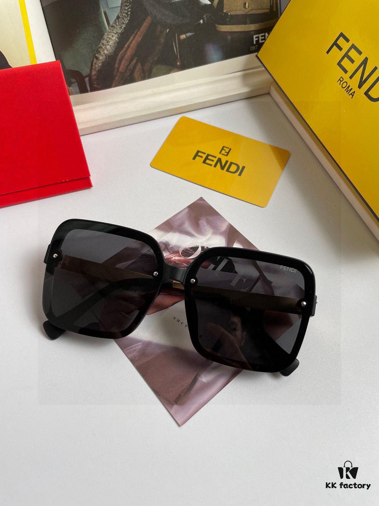 6931fcdc3a89a121ed54d3fc Fendi Women's Polarized Sunglasses, Fashionable Face-Framing Design, Luxury Style, Model 7233