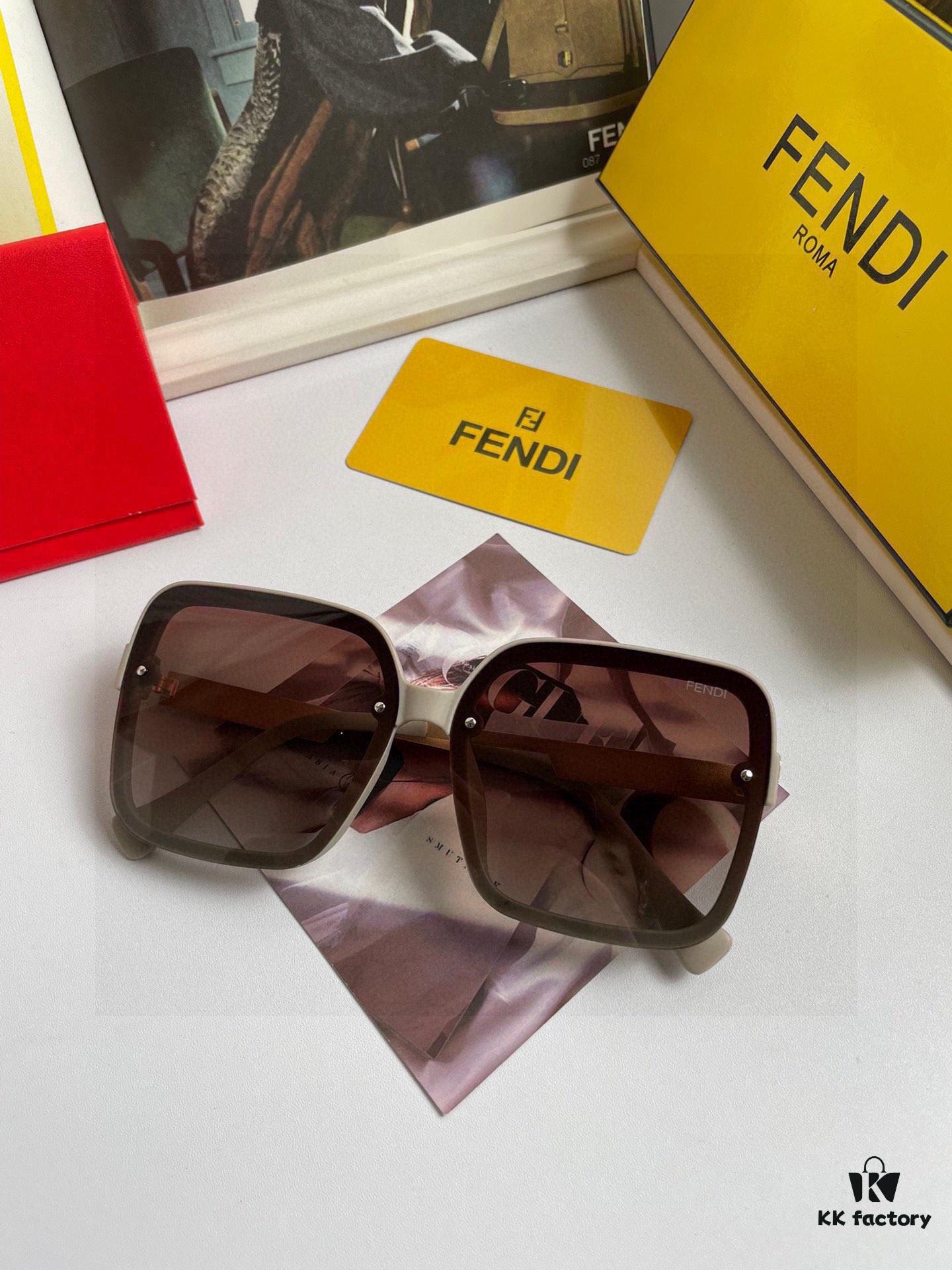 6931fcdc3a89a121ed54d3fd Fendi Women's Polarized Sunglasses, Fashionable Face-Framing Design, Luxury Style, Model 7233