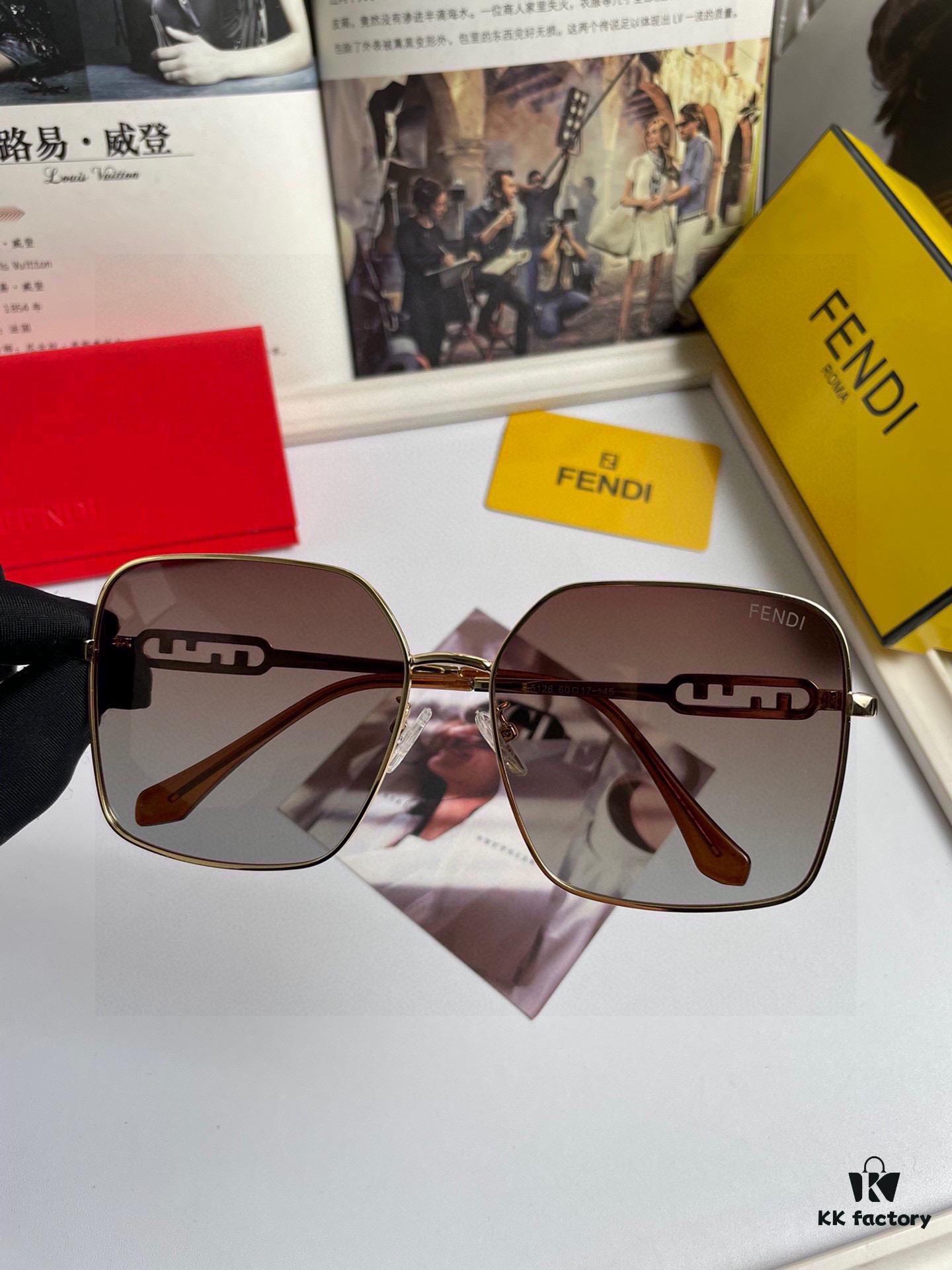 6931fcdc3a89a121ed54d406 New Fendi Women's Polarized Sunglasses, Fashionable Face-Framing Design, Luxury Style