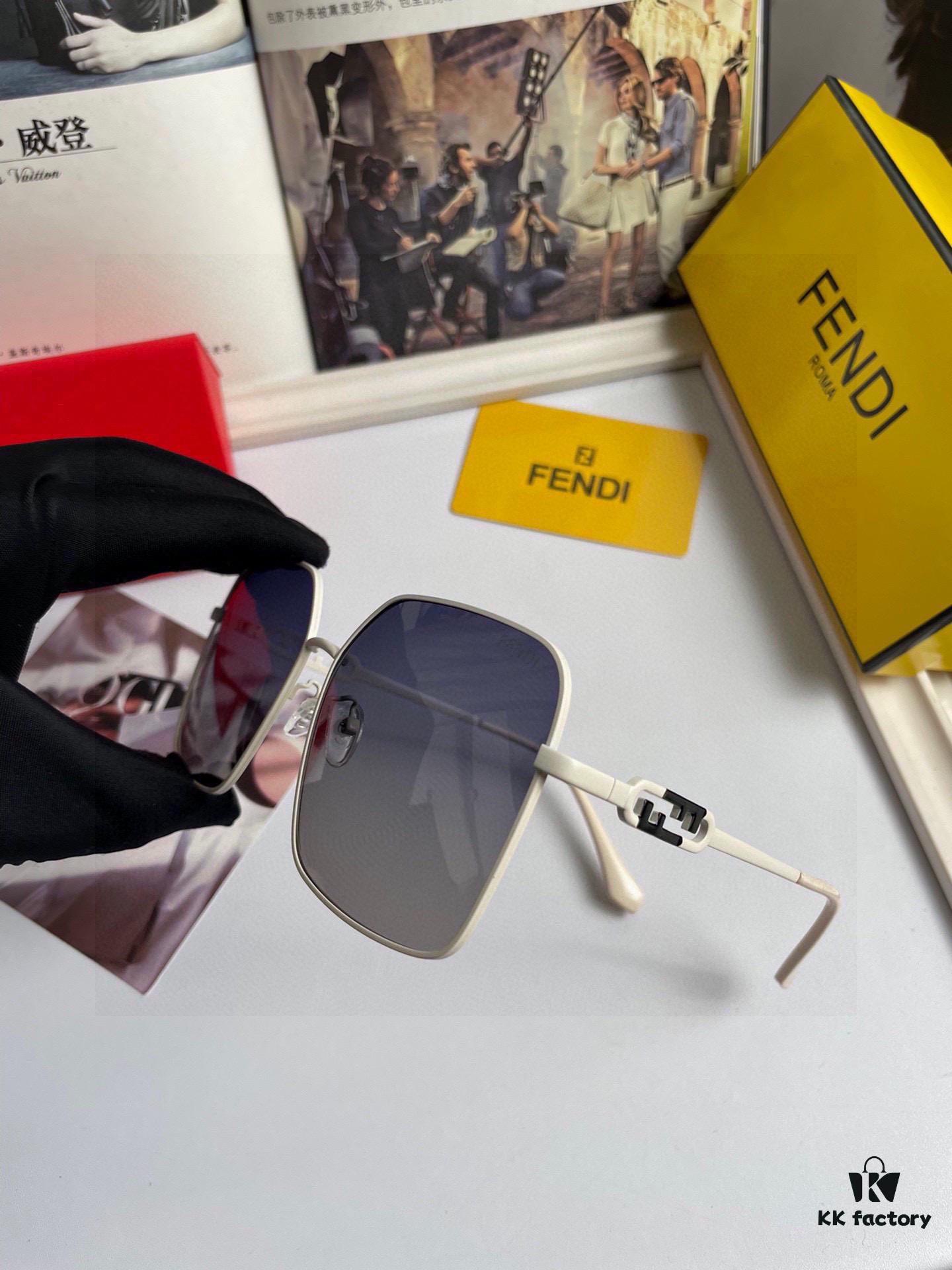 6931fcdc3a89a121ed54d408 New Fendi Women's Polarized Sunglasses, Fashionable Face-Framing Design, Luxury Style