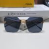 6931fcdd3a89a121ed54d414 Fendi 2024 New Arrival Exquisite F Diamond Metal Square Frameless Sunglasses Unisex UV Protection Shades FE4082US