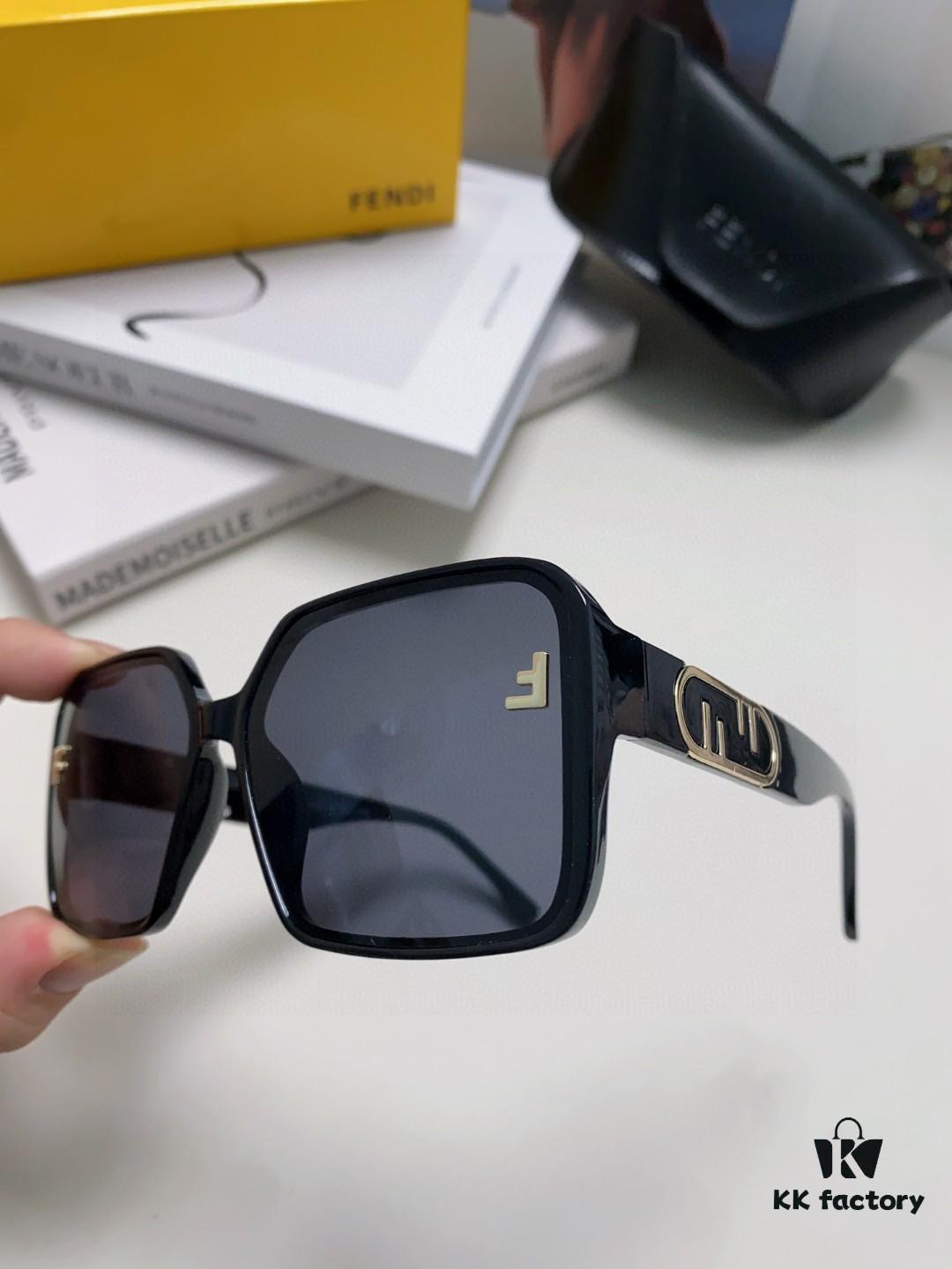 6931fcdf3a89a121ed54d426 Fendi 2024 New Arrival Trendy European-American Style Square Sunglasses for Women, High-End Fashion UV-Protective Sunglasses In Stock