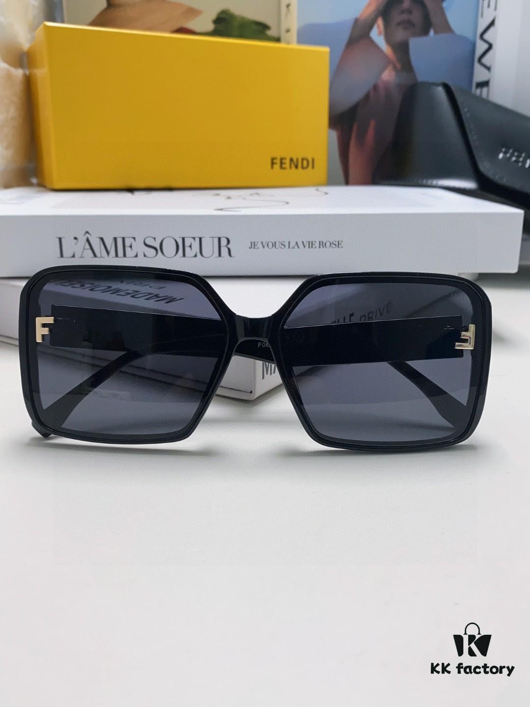 6931fcdf3a89a121ed54d427 Fendi 2024 New Arrival Trendy European-American Style Square Sunglasses for Women, High-End Fashion UV-Protective Sunglasses In Stock