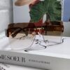 FENDI 2024 Spring New Arrival Trendy Fashion Rectangular Polarized Sunglasses High-Quality Comfortable Wearable Celebrity-Influencer Style Women's HD Polarized Sunglasses