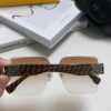FENDI 2024 Spring New Arrival Trendy Fashion Rectangular Polarized Sunglasses High-Quality Comfortable Wearable Celebrity-Influencer Style Women's HD Polarized Sunglasses