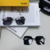 6931fce33a89a121ed54d462 Fendi 2024 New Large Round Oversized Metal Sunglasses for Women, Slimming Polarized UV Protection Sun Glasses