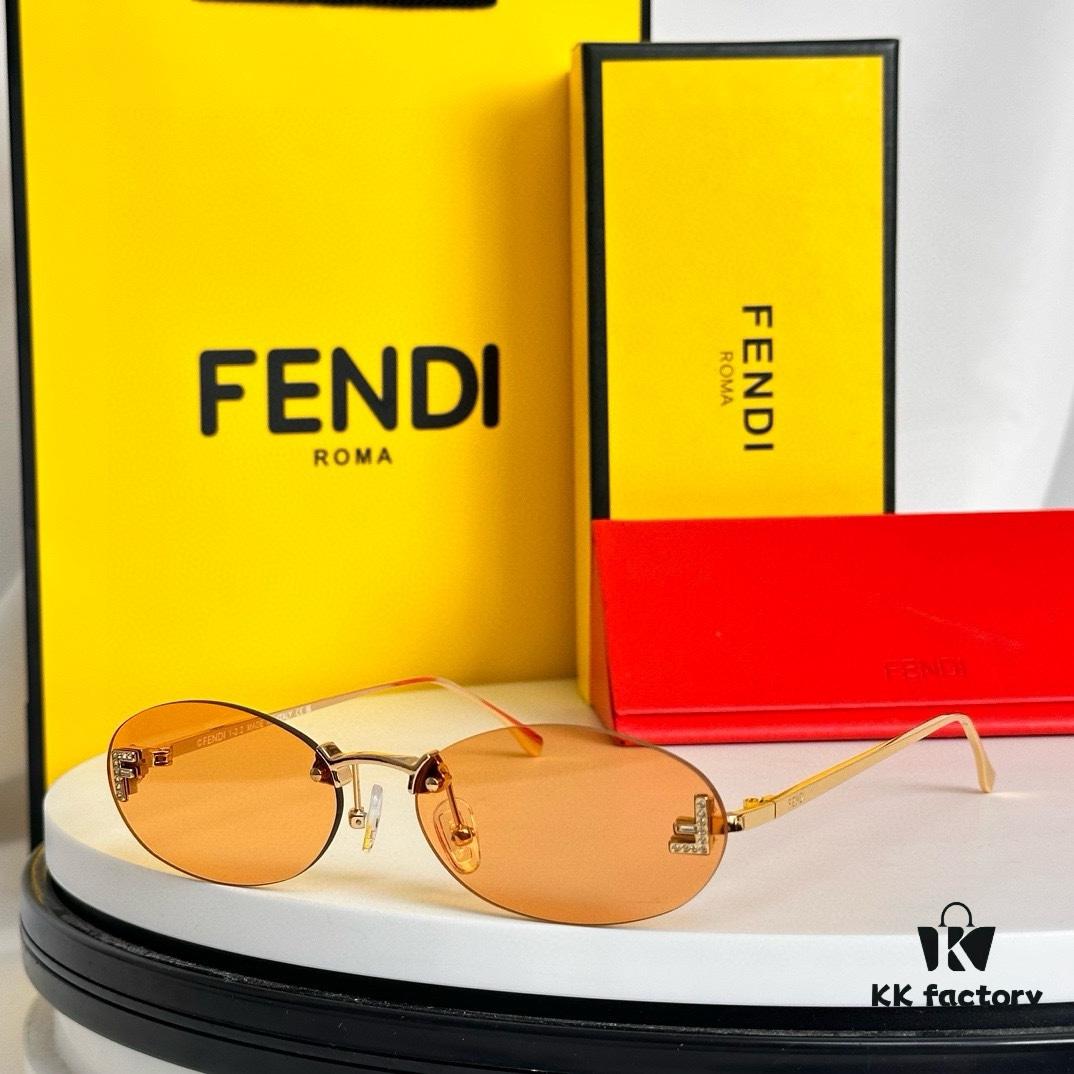 6931fce43a89a121ed54d46e FFENDI* Dual F Inside and Out, OBE Custom. All Details Perfectly Matched, Truly 1:1 Replica. Model: FE4075US Size: 54-15-135 Sunglasses