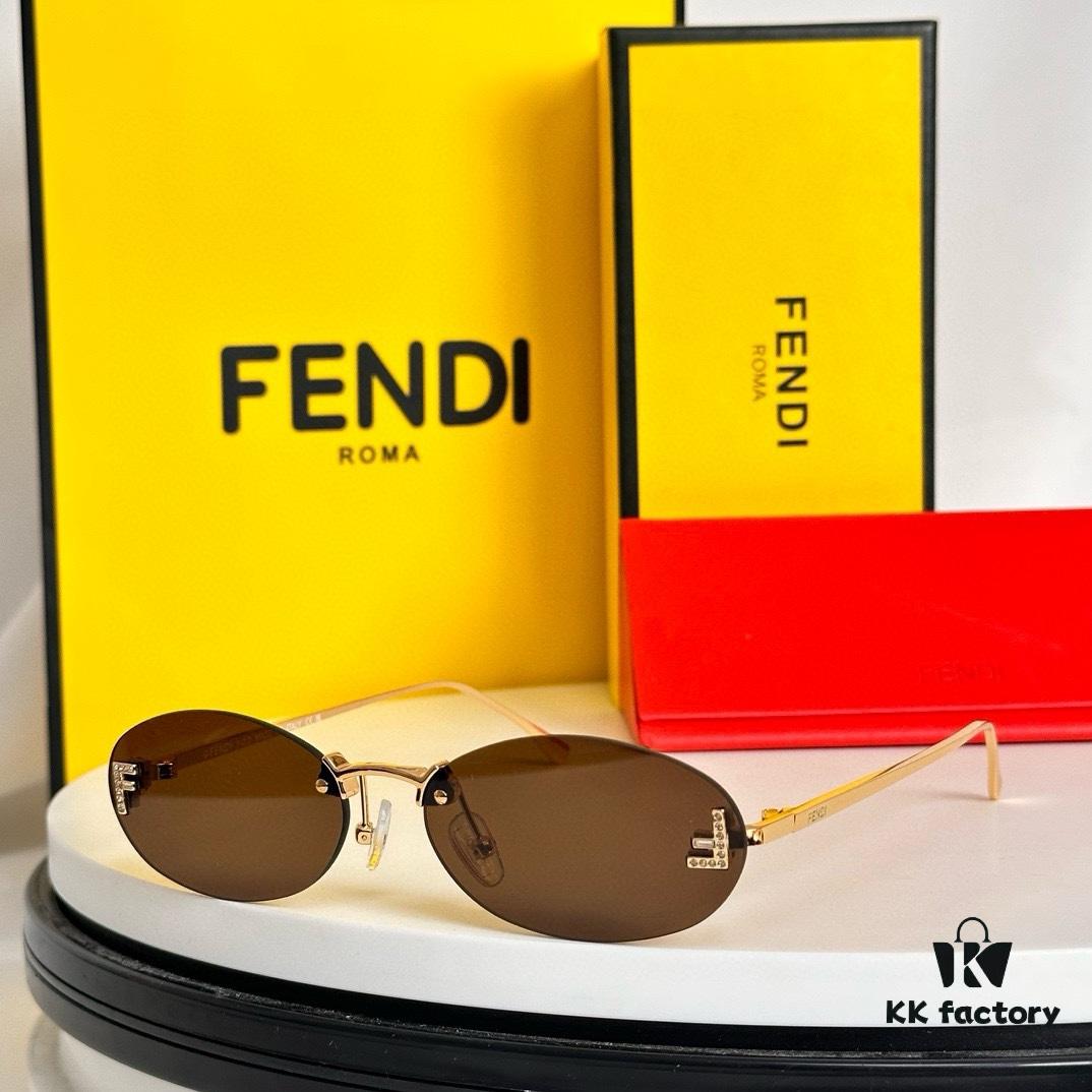 6931fce43a89a121ed54d46f FFENDI* Dual F Inside and Out, OBE Custom. All Details Perfectly Matched, Truly 1:1 Replica. Model: FE4075US Size: 54-15-135 Sunglasses