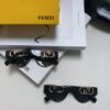 6931fce53a89a121ed54d47f Fendi Cat-Eye Sunglasses for Women, Fashion Metal Logo Design, High-End Stylish and Versatile Sun Glasses