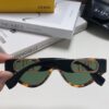 6931fce63a89a121ed54d485 Fendi Cat-Eye Sunglasses for Women, Fashionable Metal Logo Designer Shades, High-End Stylish and Versatile Sunglasses