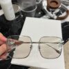 140 FENDI [FE4076U] Minimalist and Elegant Square Frame, Stylish Face-Framing Design with Mirror-Finished Full Rhinestone Letter Accents