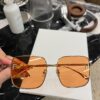 140 FENDI [FE4076U] Minimalist and Elegant Square Frame, Stylish Face-Framing Design with Mirror-Finished Full Rhinestone Letter Accents