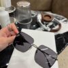 140 FENDI [FE4076U] Minimalist and Elegant Square Frame, Stylish Face-Framing Design with Mirror-Finished Full Rhinestone Letter Accents