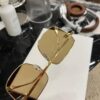 140 FENDI [FE4076U] Minimalist and Elegant Square Frame, Stylish Face-Framing Design with Mirror-Finished Full Rhinestone Letter Accents