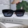 FENDI 2024 New Square Sunglasses, Stylish Hip-Hop Influencer Streetwear Shades with Raised Letters, Trendy European and American Fashion Unisex Sunglasses