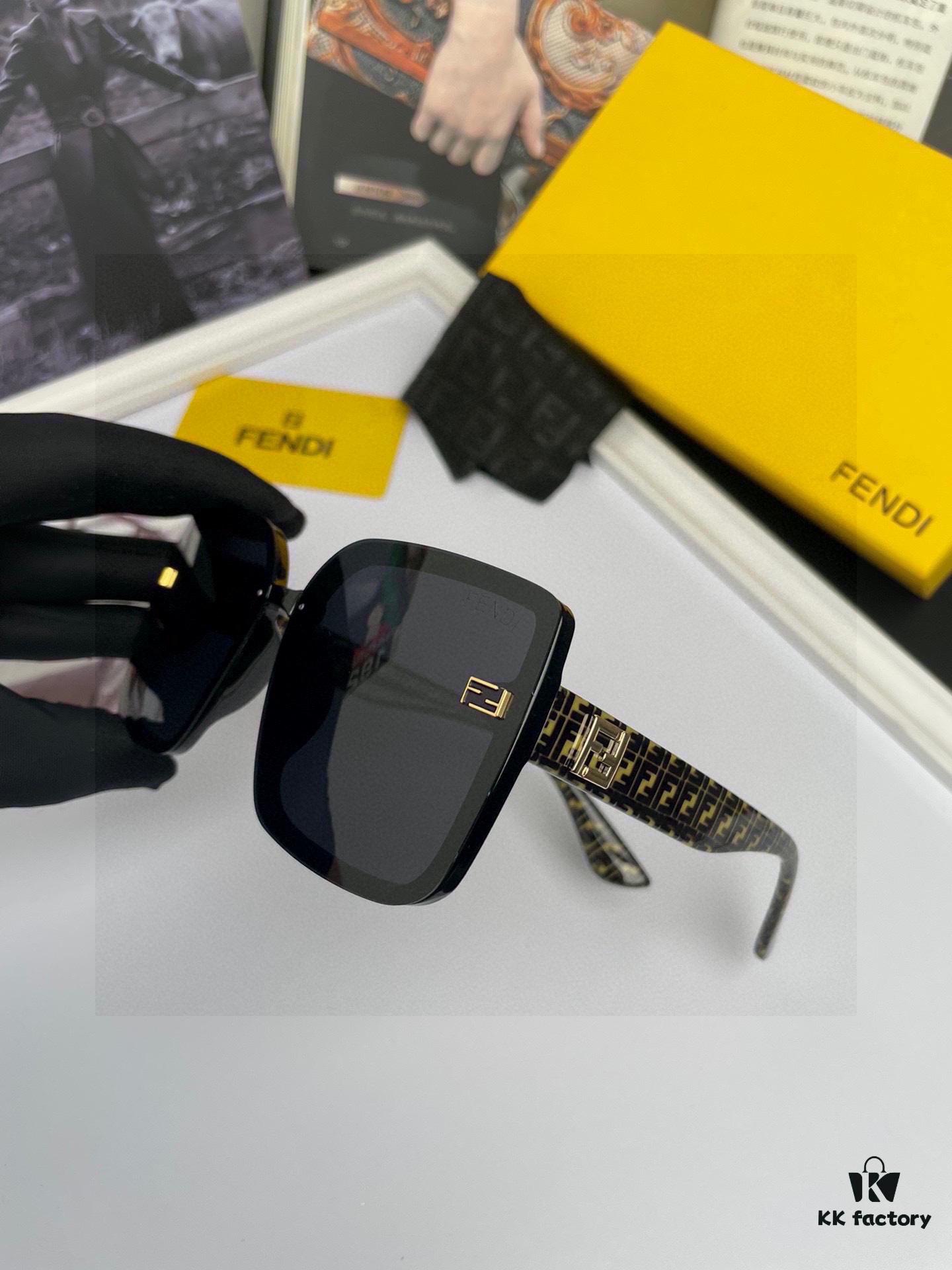 6931fcea3a89a121ed54d4be FENDI High-Quality Women's Polarized Sunglasses with TR90 Frame