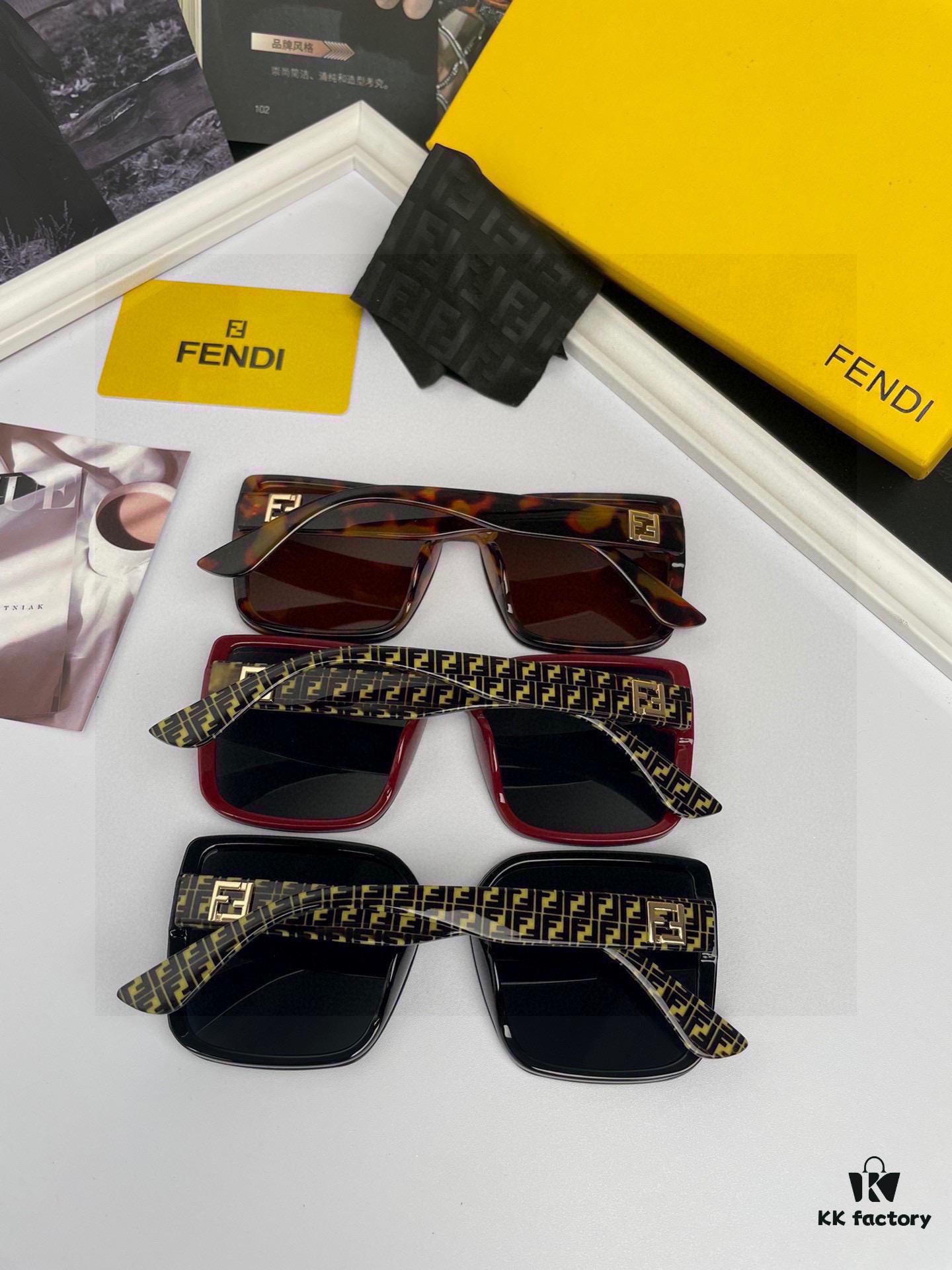 6931fcea3a89a121ed54d4c3 FENDI High-Quality Women's Polarized Sunglasses with TR90 Frame
