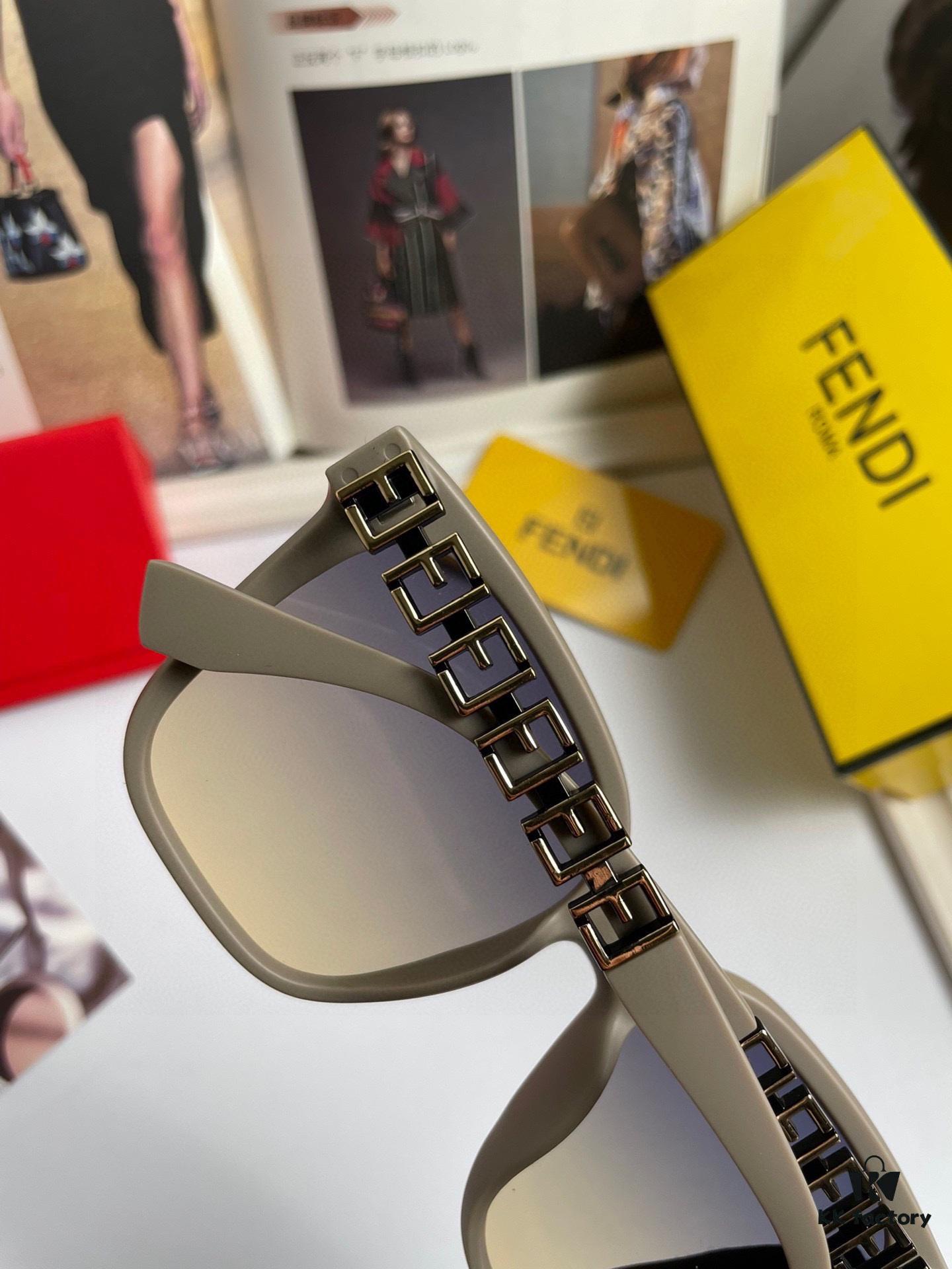 6931fceb3a89a121ed54d4cd New Arrival: Fendi Women's Polarized Sunglasses, TR Frame with Imported PolaRoid HD Polarized Lenses, Metal Logo on Temples, High-End Custom Design, Stylish and Perfect for Travel or Driving