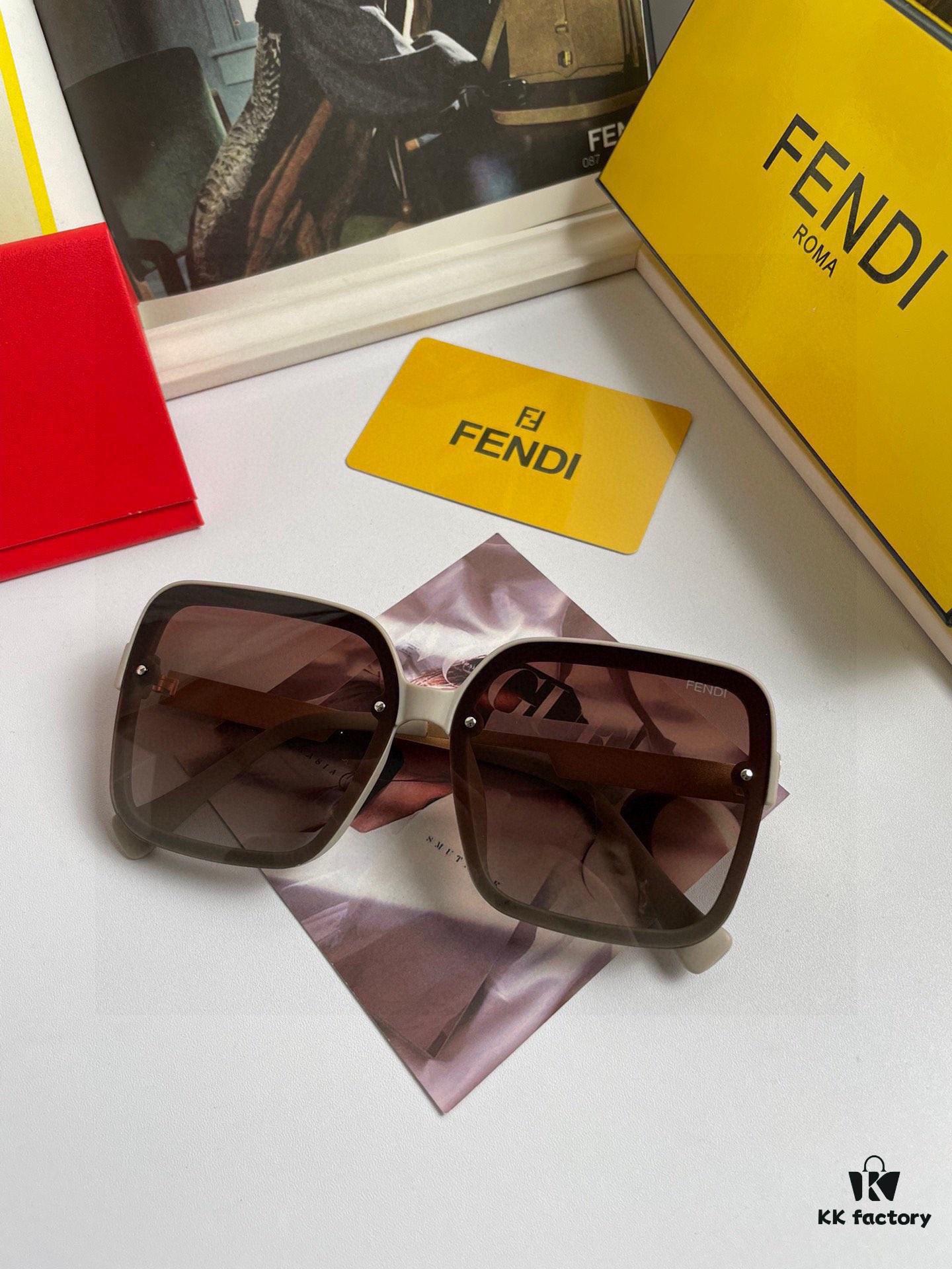 6931fceb3a89a121ed54d4d1 Fendi Women's Polarized Sunglasses, Fashionable Face-Framing Design, Luxury Brand Style, 7233 Eyewear