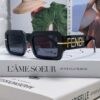 6931fced3a89a121ed54d4eb Fendi New Square Sunglasses for Men and Women, Fashionable Streetwear Style Shades