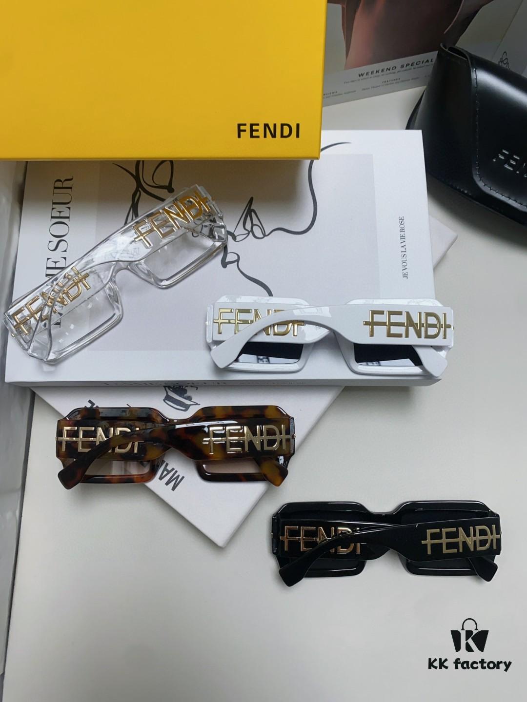 6931fcee3a89a121ed54d4f3 Fendi New Square Sunglasses for Men and Women, Fashionable Streetwear Style Shades