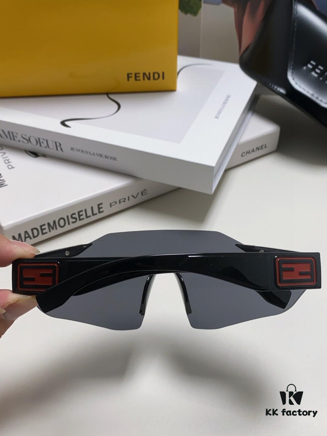 6931fcf33a89a121ed54d538 Fendi Running Glasses for Cycling and Marathon Sports, Unisex Outdoor Windproof Sunglasses, Oversized Frame Sun Goggles