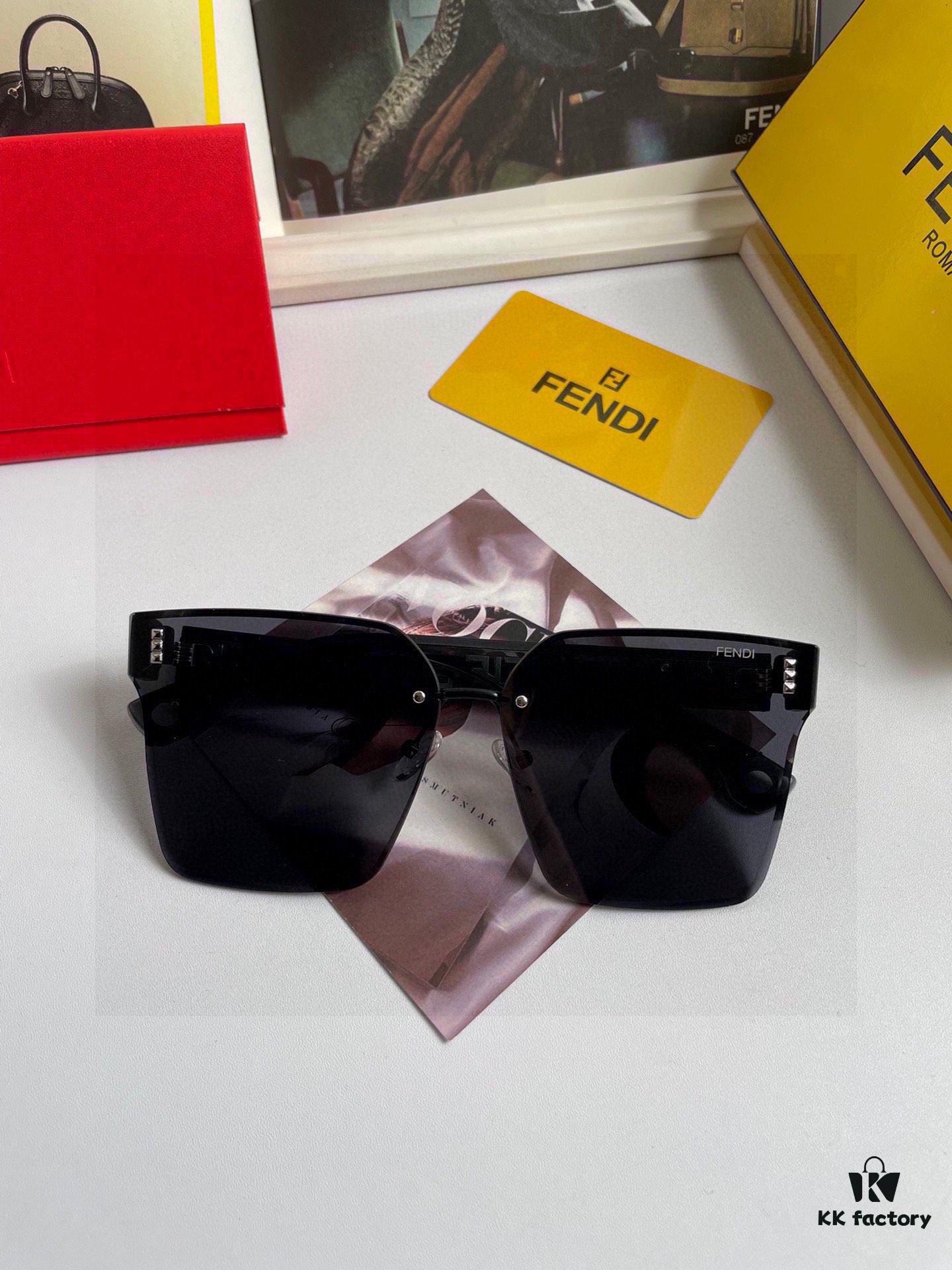 6931fcf63a89a121ed54d567 Fendi Women's Sunglasses with HD Nylon Lenses, Fashionable Face-Framing Design, Stylish and Premium Look