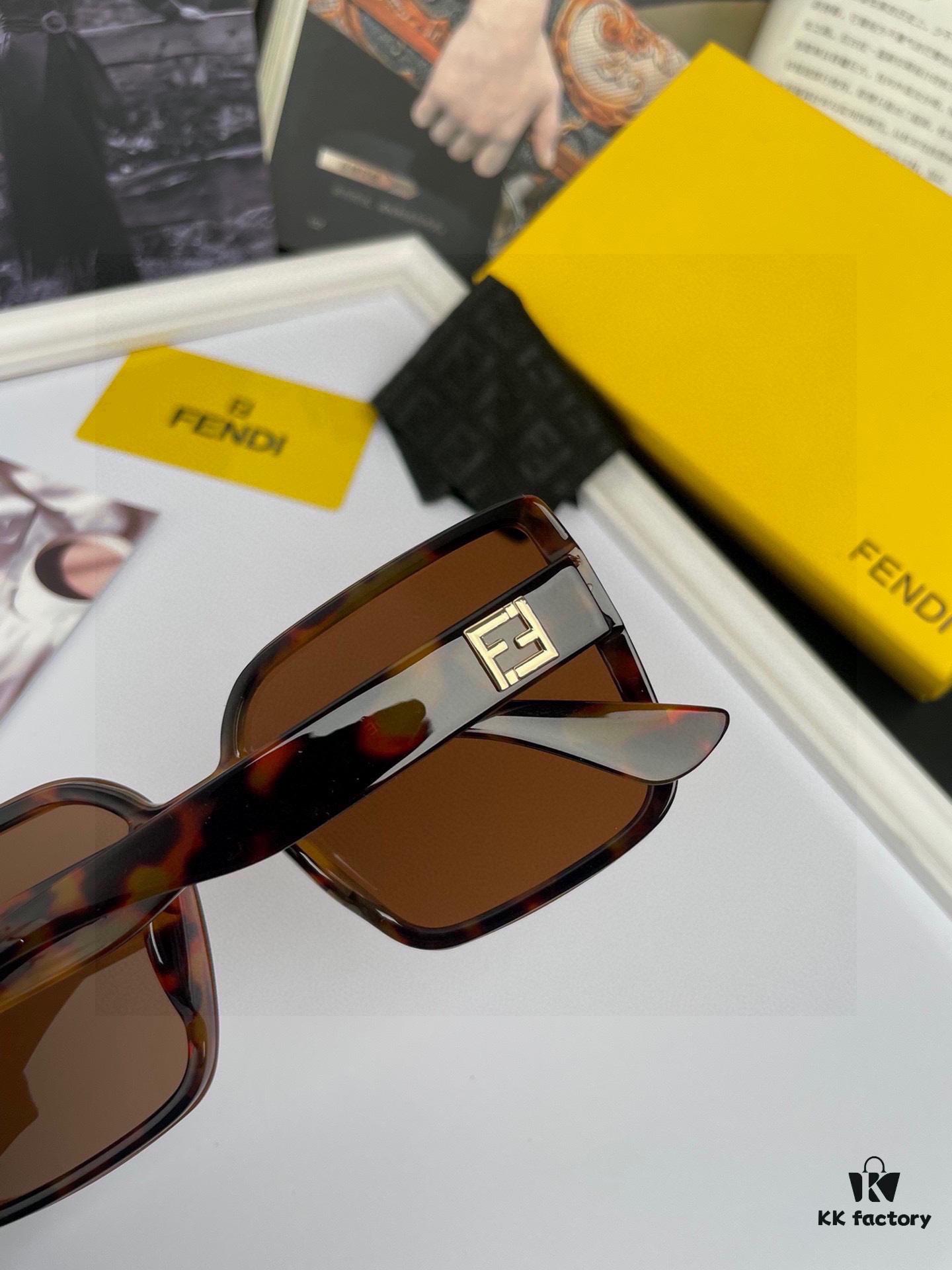 6931fcf93a89a121ed54d585 FENDI High-Quality Women's Polarized Sunglasses with TR90 Frame: Imported Polarized HD Lenses, Fashionable and Elegant, Must-Have for Travel