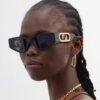 6931fcfa3a89a121ed54d59b Fendi Cat-Eye Sunglasses for Women, Fashionable Metal Logo Design, High-End Stylish and Versatile Sunglasses