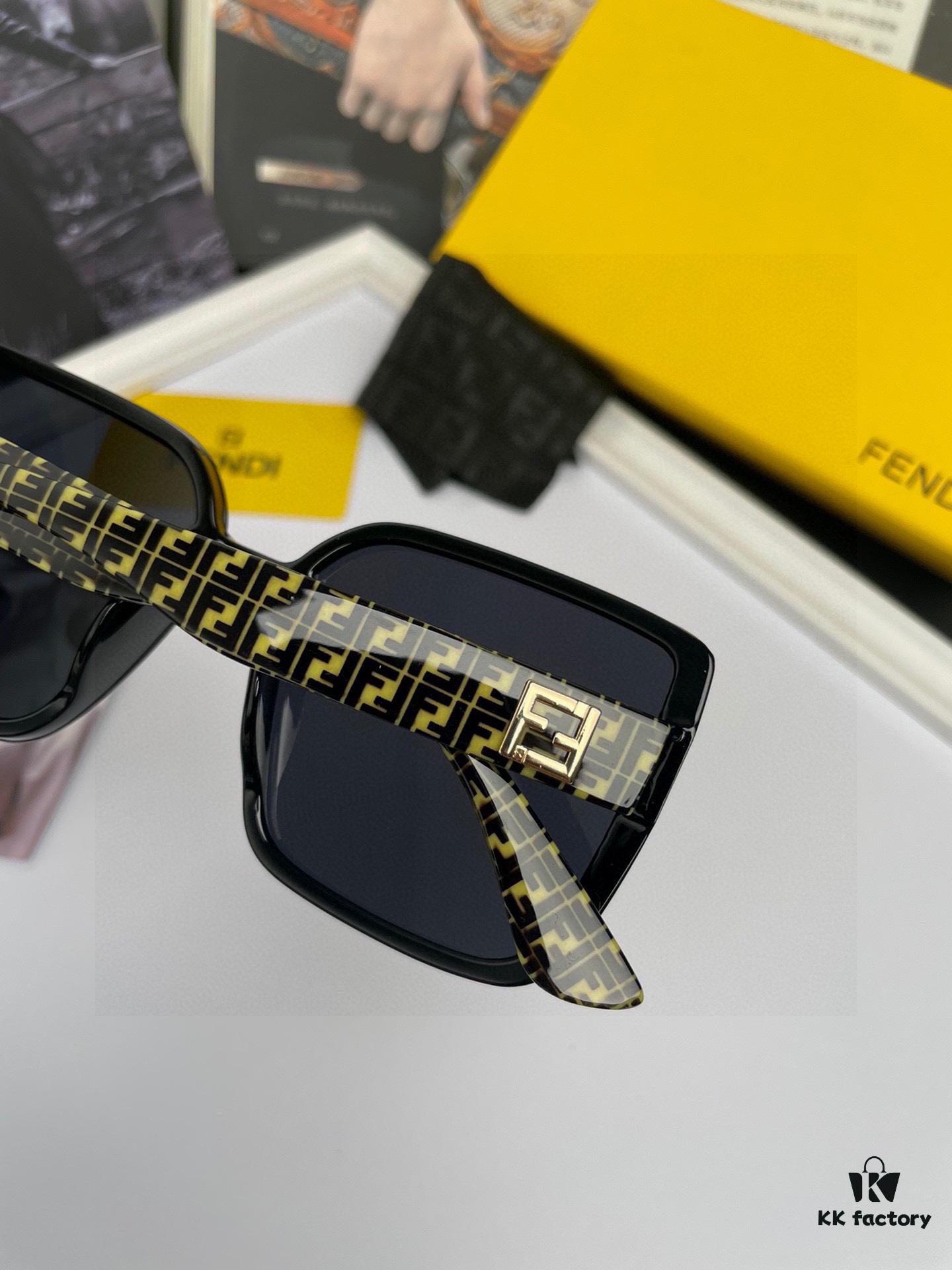 Fendi FENDI Original Quality Women's Polarized Sunglasses 🕶 TR90 Material: Imported Polarized High-Definition Lens