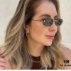 6931fd033a89a121ed54d614 Fendi 2024 New Arrival Metal Frameless Oval Sunglasses for Women, Fashionable and Stylish Unisex UV-Protective Eyewear