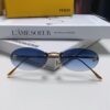 6931fd053a89a121ed54d633 Fendi 2024 New Arrival Metal Frameless Oval Sunglasses for Women, Stylish and Unique UV-Protective Shades Unisex Sun Glasses