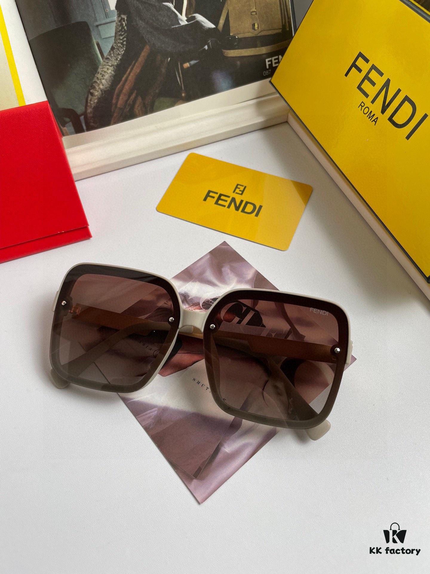 6931fd0e3a89a121ed54d697 Fendi Women's Polarized Sunglasses, Fashionable Face-Framing Design, Luxury Style, Model 7233