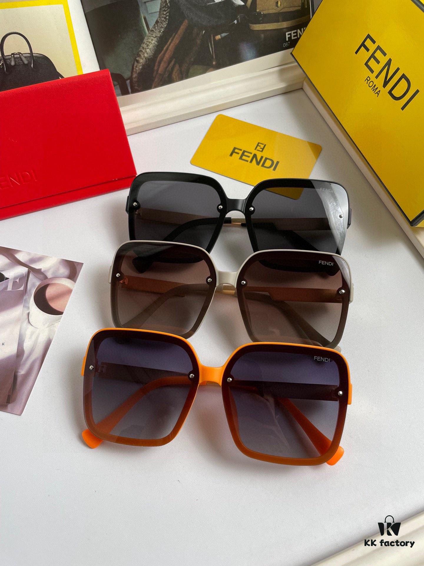 6931fd0e3a89a121ed54d69c Fendi Women's Polarized Sunglasses, Fashionable Face-Framing Design, Luxury Style, Model 7233